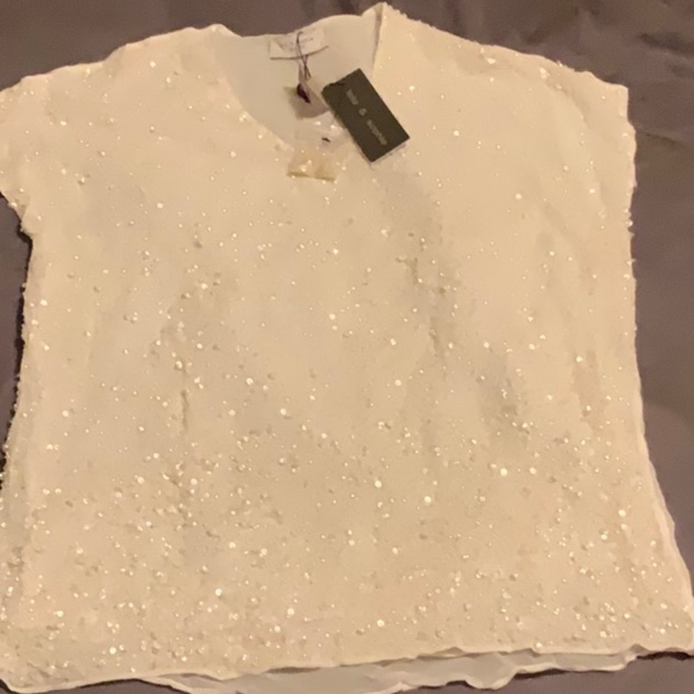Sequence cream elegant top